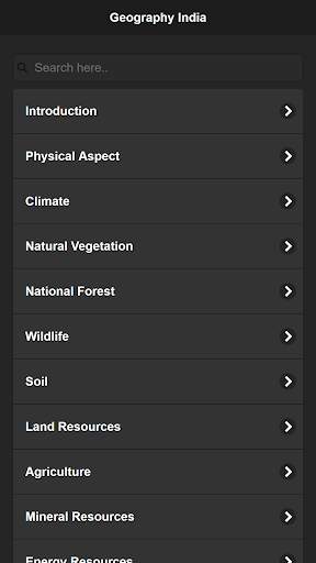 Geography India Offline screenshot 1