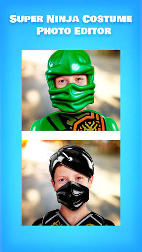 Super Ninja Costume - Construction Toys Camera screenshot 2