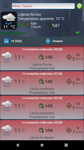 ClosestWeather pronóstico del tiempo screenshot 3