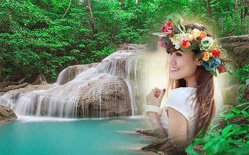 Waterfall Frames Photo Editor screenshot 1