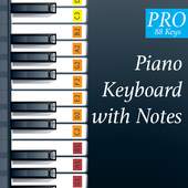 Piano Keyboard with Notes 1.1