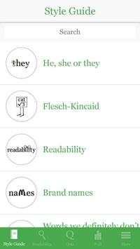 The Writer’s style guide screenshot 1