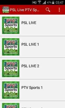 PTV Sports PSL Live TV Channel स्क्रीनशॉट 2
