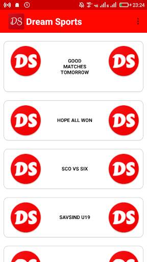 D-Sports, Teams Prediction, Sm screenshot 2