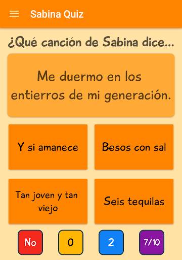 Sabina Quiz screenshot 1
