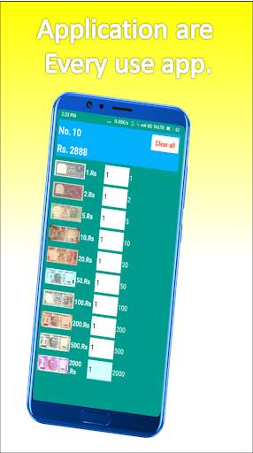 Calculator Cash-Indian Rs Tally screenshot 2
