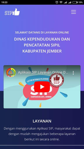 SIP Dispendukcapil Jember screenshot 1