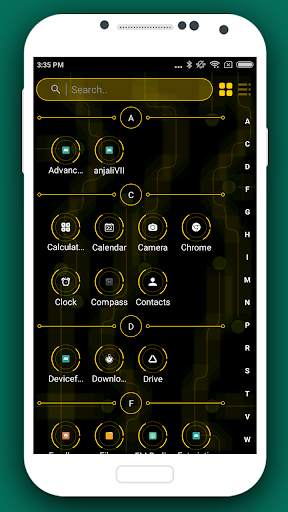 Visionary Launcher 4 - 2020- Hi-tech launcher screenshot 7