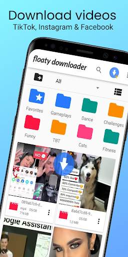 Download videos for Instagram, Facebook and TikTok screenshot 1