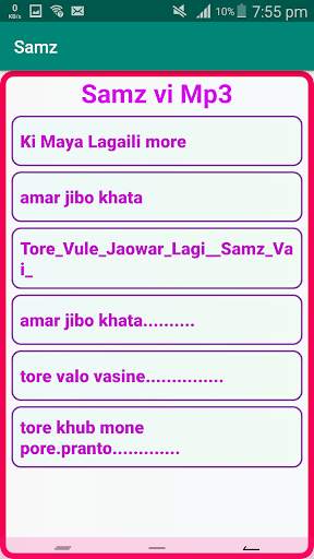 Samz all song screenshot 2