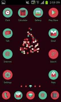 Christmas go launcher theme screenshot 1
