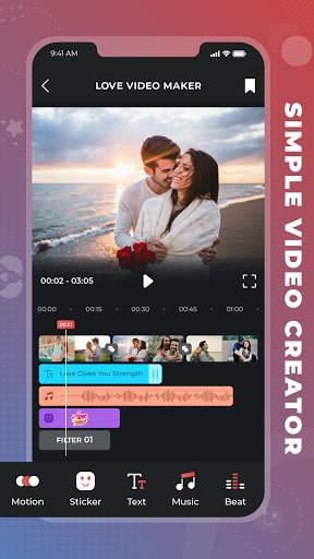 Love video maker with music screenshot 4