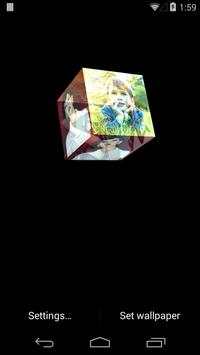 Photo Cube Wallpaper स्क्रीनशॉट 2