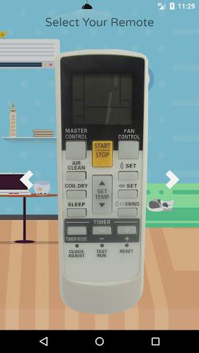 Remote Control For Fujitsu Air Conditioner screenshot 1