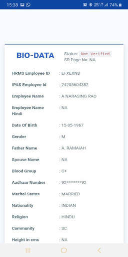 HRMS Employee Mobile App for I screenshot 4