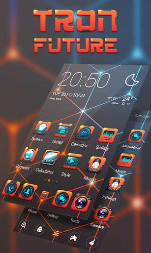 Torn Future Go Launcher Theme screenshot 1