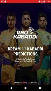 Dream 11 Kabaddi Predictions screenshot 1
