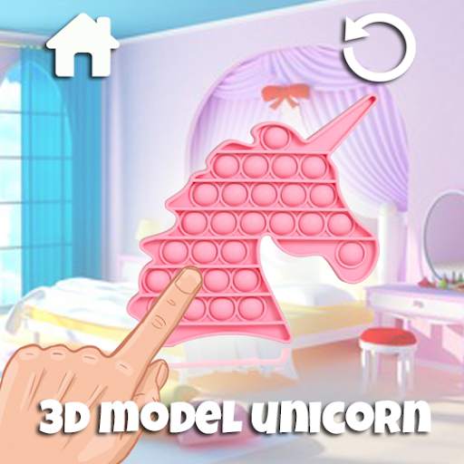 Pop it girls toy: Unicorn pop it game screenshot 3