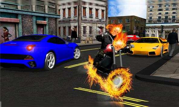 Ghost Bike Rider Fighter screenshot 3
