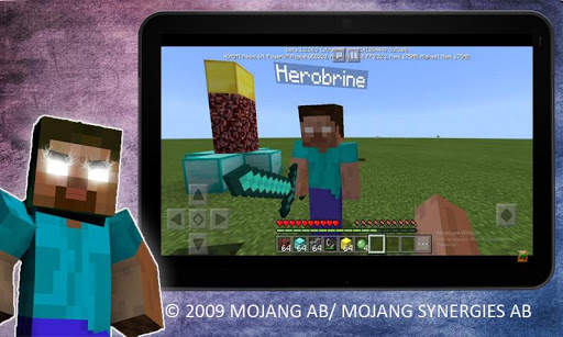 Herobrine Mod screenshot 1