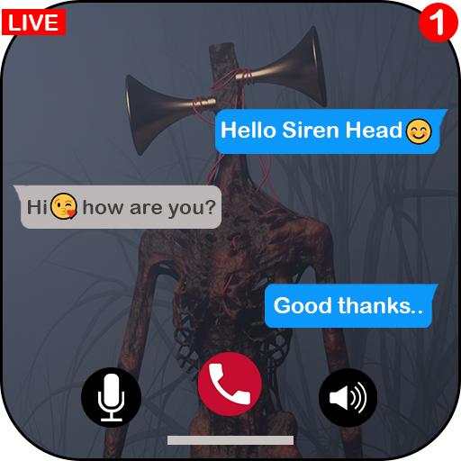 fake video live chat with siren head 2.0