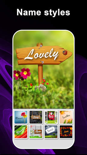 Name Art Photo Editing App Ai screenshot 3