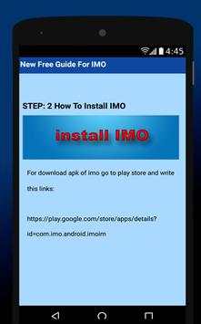 Guide for IMO free call video screenshot 3