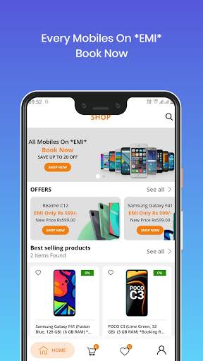 MobKart - Online EMI Mobile Shopping App screenshot 1