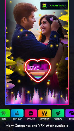 Lovely Wave Video Maker - Photo to Video Editor screenshot 3