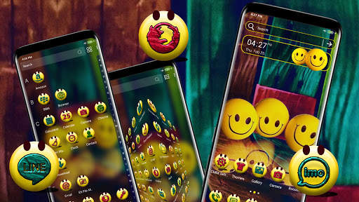 Smiley Emoji Launcher Theme screenshot 3