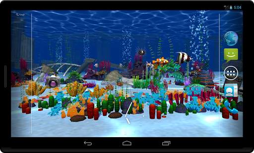 Ocean Aquarium HD LWP FREE screenshot 2