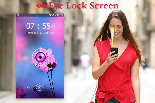 Eye Scanner Lock Screen Prank 3 تصوير الشاشة
