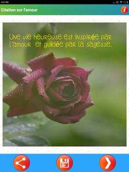 Citation amour & Proverbes 13 تصوير الشاشة