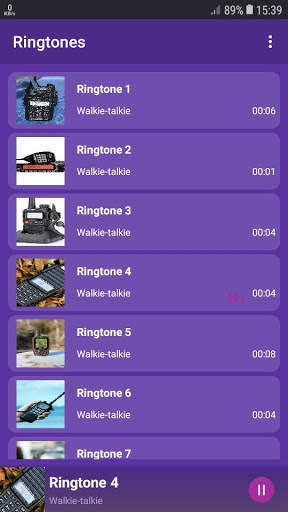 Walkie-talkie - RINGTONES and WALLPAPERS screenshot 1