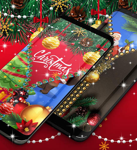 Christmas lock screen 2 تصوير الشاشة