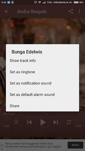 Lagu Minang Andra Respati Offline screenshot 5
