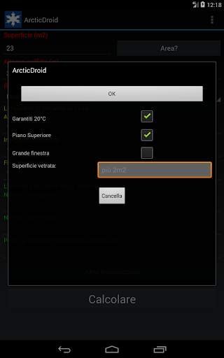 Calcolo condizionatore d'aria screenshot 10