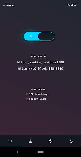 Webkey: Android remote control screenshot 5