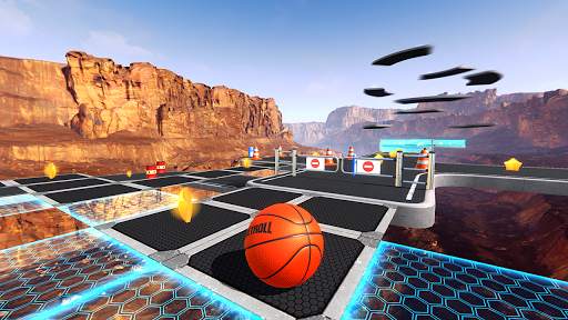 BasketRoll: Rolling Ball Game 2 تصوير الشاشة