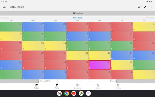 Shift Schedule(Roster) & Alarm screenshot 11