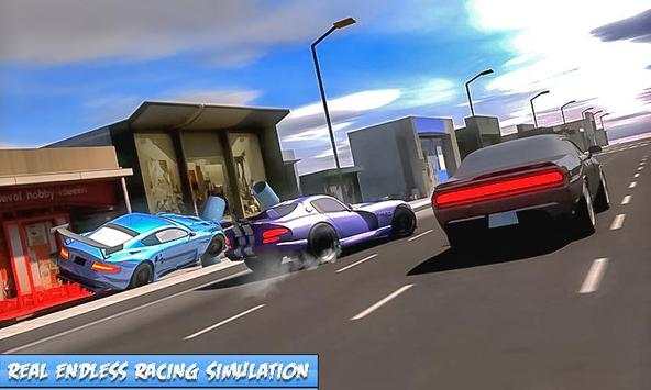 Traffic Car Racer Simulator 3d screenshot 2