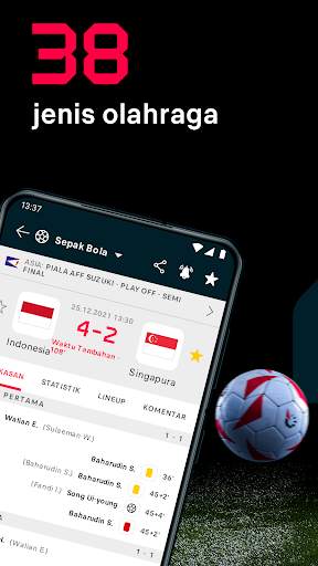 Flashscore Indonesia 2 تصوير الشاشة