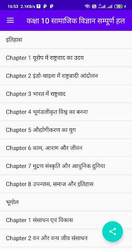 कक्षा 10 सामाजिक विज्ञान (Social Science) Solution screenshot 1