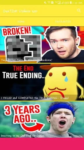 DanTDM Latest  Videos Apps screenshot 1