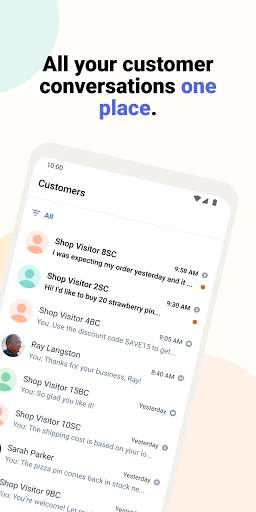 Shopify Ping: Free Business Chat screenshot 1
