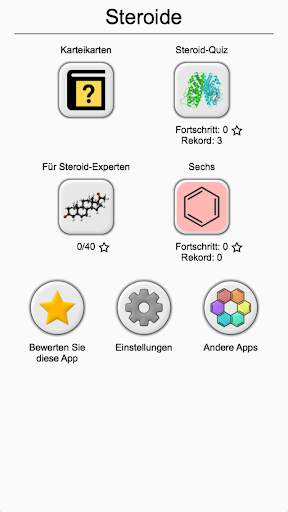 Steroide - Chemische Formeln der Hormone & Lipide screenshot 2