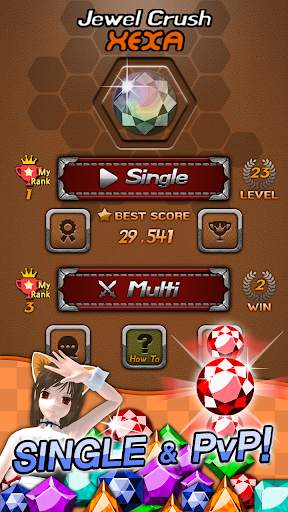 Jewel Crush  Hexa  (Columns) screenshot 1