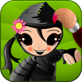 Draw Cartoon Girls with Sketch icon