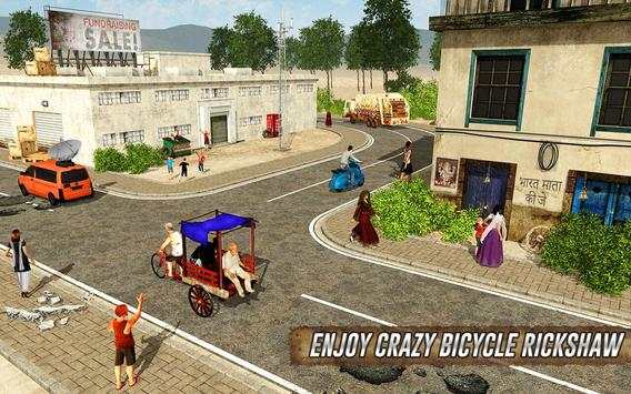 Off Road Cycle Rickshaw Driving Simulator screenshot 1