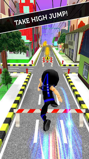 Subway Ninja Endless Run : Surfer in the road screenshot 2